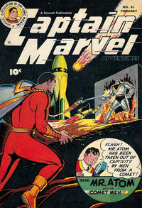 Cover Thumbnail for Captain Marvel Adventures (Fawcett, 1941 series) #81