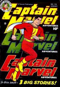 Cover Thumbnail for Captain Marvel Adventures (Fawcett, 1941 series) #128