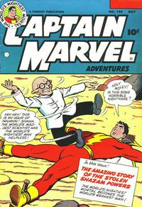 Cover Thumbnail for Captain Marvel Adventures (Fawcett, 1941 series) #144