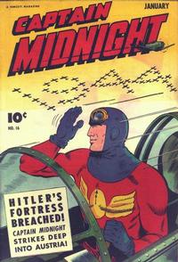 Cover Thumbnail for Captain Midnight (Fawcett, 1942 series) #16