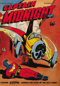 Cover for Captain Midnight (Fawcett, 1942 series) #57