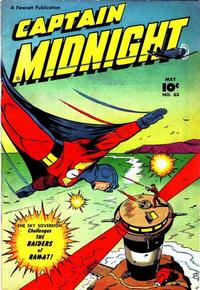 Cover Thumbnail for Captain Midnight (Fawcett, 1942 series) #63
