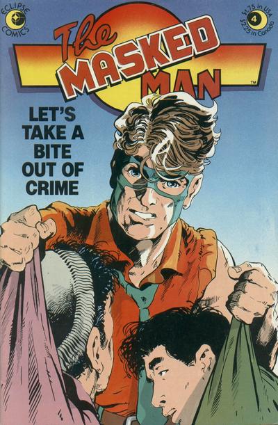 Cover for The Masked Man (Eclipse, 1984 series) #4