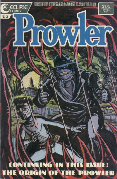 Cover for The Prowler (Eclipse, 1987 series) #3
