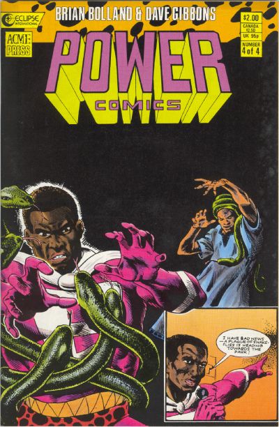 Cover for Power Comics (Eclipse; Acme Press, 1988 series) #4