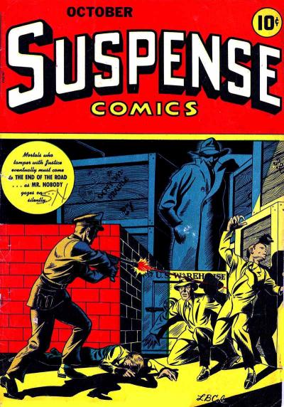 Cover for Suspense Comics (Temerson / Helnit / Continental, 1943 series) #6