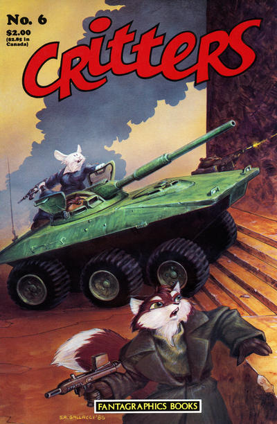 Cover for Critters (Fantagraphics, 1986 series) #6