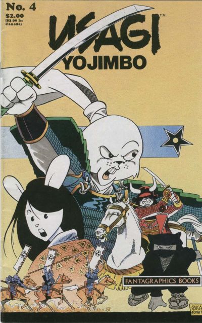 Cover for Usagi Yojimbo (Fantagraphics, 1987 series) #4
