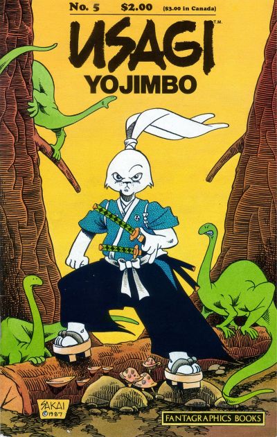 Cover for Usagi Yojimbo (Fantagraphics, 1987 series) #5