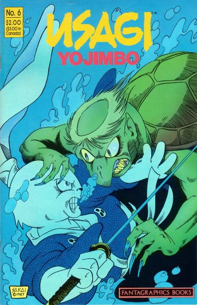 Cover for Usagi Yojimbo (Fantagraphics, 1987 series) #6