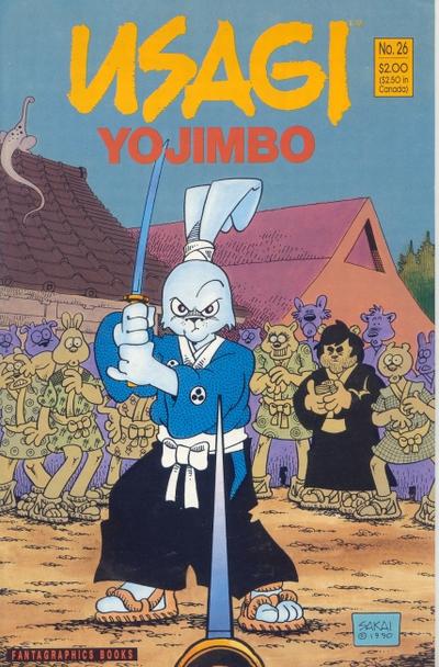 Cover for Usagi Yojimbo (Fantagraphics, 1987 series) #26