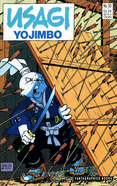 Cover for Usagi Yojimbo (Fantagraphics, 1987 series) #30