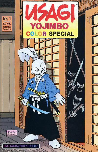 Cover for Usagi Yojimbo Color Special (Fantagraphics, 1989 series) #1
