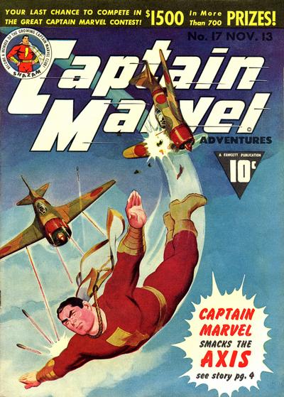 Cover for Captain Marvel Adventures (Fawcett, 1941 series) #17