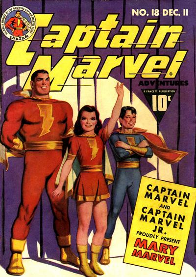 Cover for Captain Marvel Adventures (Fawcett, 1941 series) #18