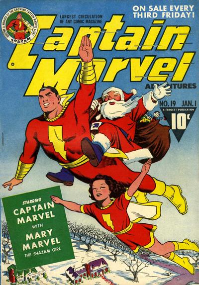 Cover for Captain Marvel Adventures (Fawcett, 1941 series) #19