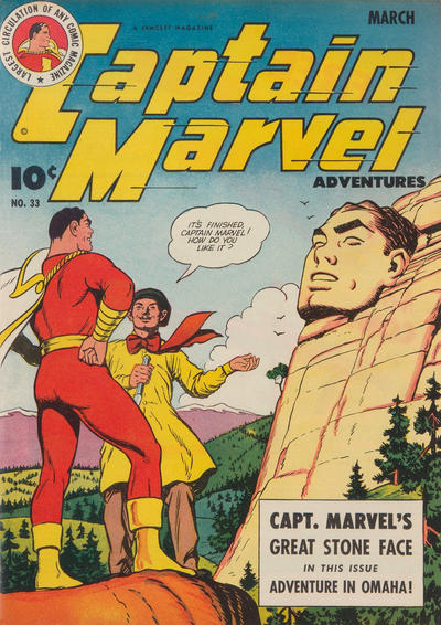Cover for Captain Marvel Adventures (Fawcett, 1941 series) #33