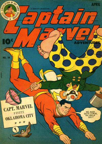 Cover for Captain Marvel Adventures (Fawcett, 1941 series) #34