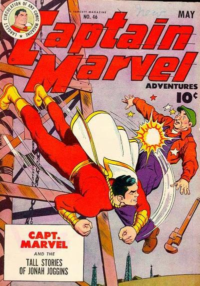 Cover for Captain Marvel Adventures (Fawcett, 1941 series) #46