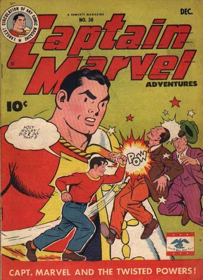 Cover for Captain Marvel Adventures (Fawcett, 1941 series) #50