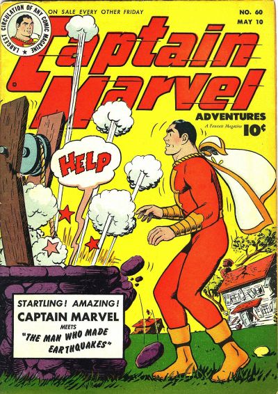 Cover for Captain Marvel Adventures (Fawcett, 1941 series) #60