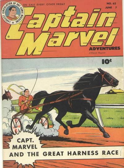 Cover for Captain Marvel Adventures (Fawcett, 1941 series) #62