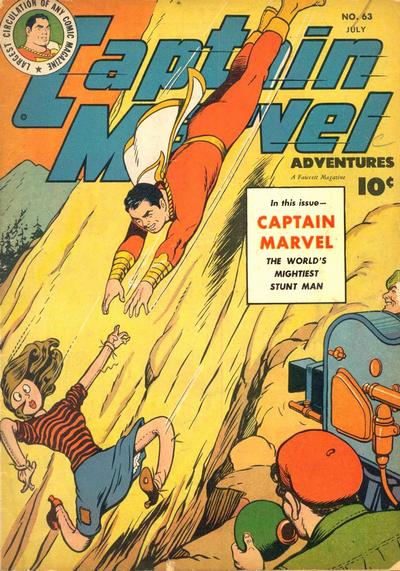 Cover for Captain Marvel Adventures (Fawcett, 1941 series) #63