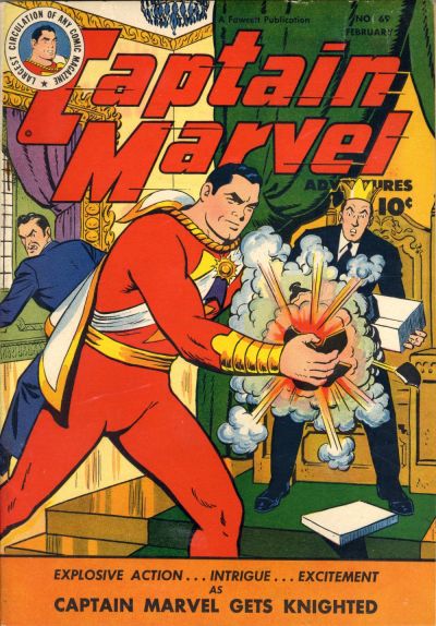 Cover for Captain Marvel Adventures (Fawcett, 1941 series) #69
