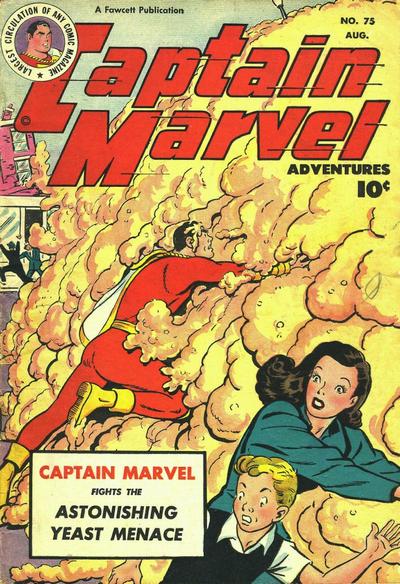 Cover for Captain Marvel Adventures (Fawcett, 1941 series) #75
