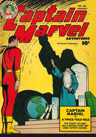 Cover for Captain Marvel Adventures (Fawcett, 1941 series) #80