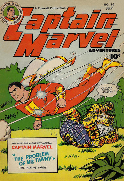 Cover for Captain Marvel Adventures (Fawcett, 1941 series) #86