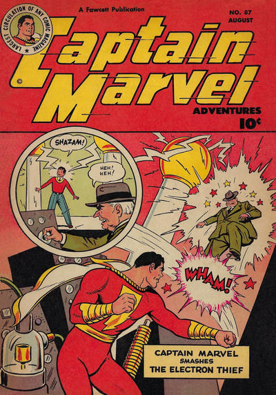 Cover for Captain Marvel Adventures (Fawcett, 1941 series) #87