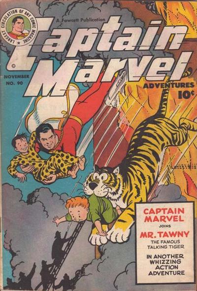 Cover for Captain Marvel Adventures (Fawcett, 1941 series) #90