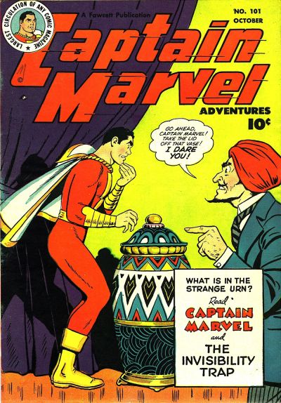 Cover for Captain Marvel Adventures (Fawcett, 1941 series) #101