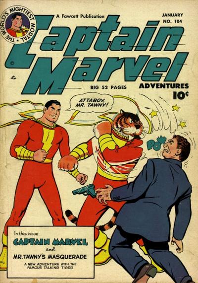 Cover for Captain Marvel Adventures (Fawcett, 1941 series) #104