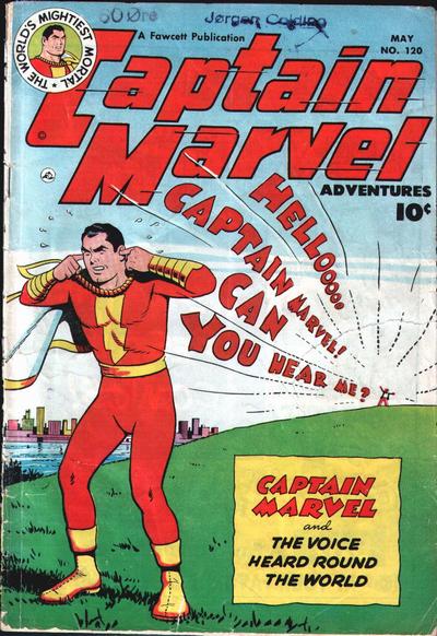 Cover for Captain Marvel Adventures (Fawcett, 1941 series) #120