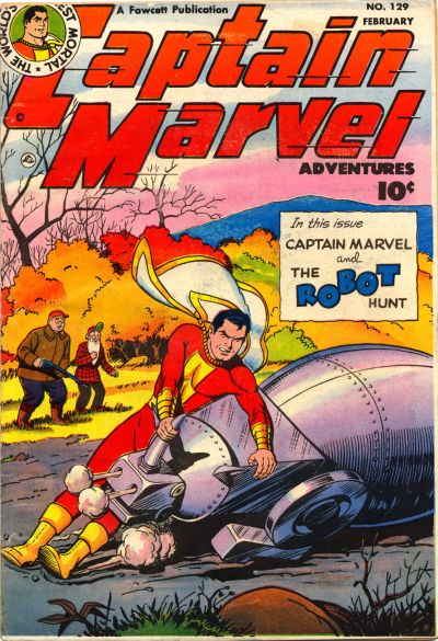 Cover for Captain Marvel Adventures (Fawcett, 1941 series) #129