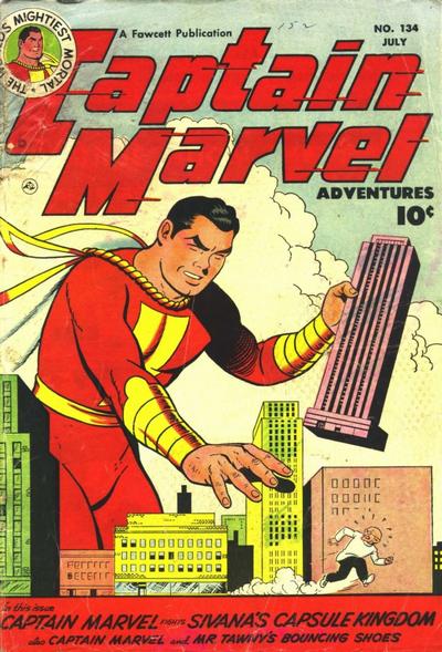 Cover for Captain Marvel Adventures (Fawcett, 1941 series) #134