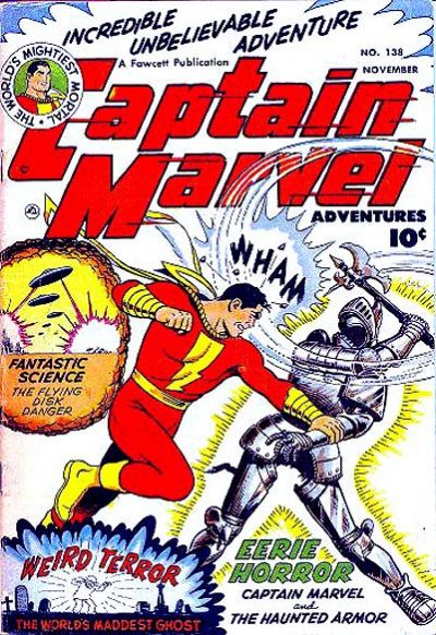 Cover for Captain Marvel Adventures (Fawcett, 1941 series) #138
