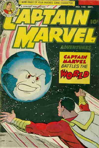 Cover for Captain Marvel Adventures (Fawcett, 1941 series) #148