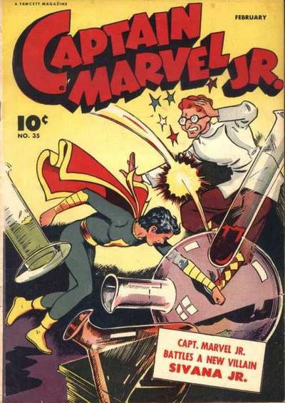 Cover for Captain Marvel Jr. (Fawcett, 1942 series) #34 (35)