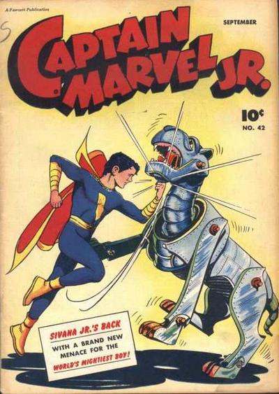 Cover for Captain Marvel Jr. (Fawcett, 1942 series) #42