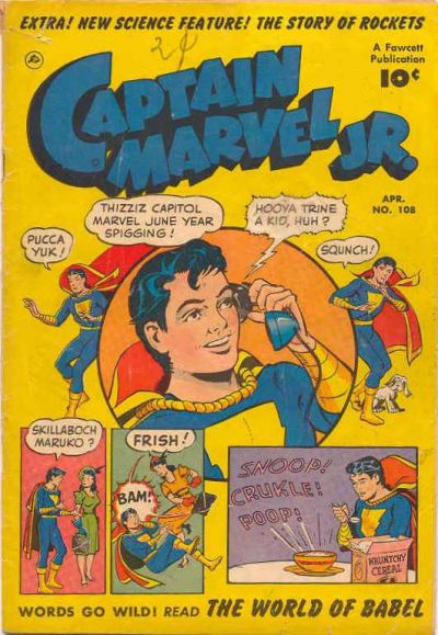 Cover for Captain Marvel Jr. (Fawcett, 1942 series) #108