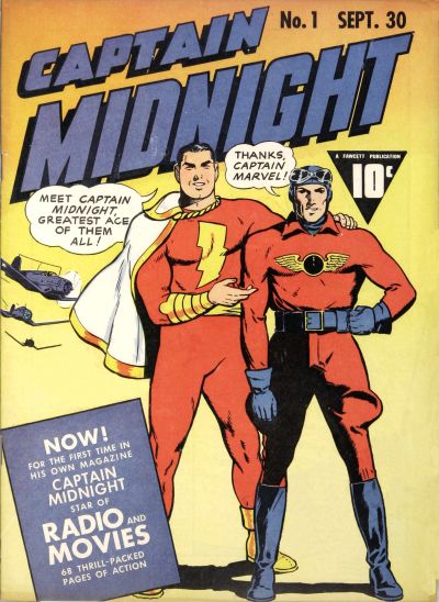 Cover for Captain Midnight (Fawcett, 1942 series) #1