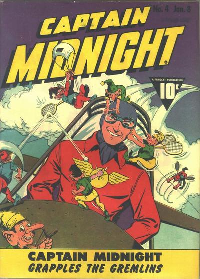 Cover for Captain Midnight (Fawcett, 1942 series) #4