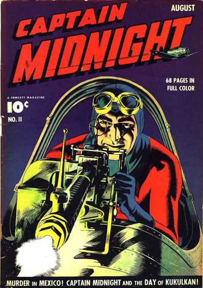 Cover for Captain Midnight (Fawcett, 1942 series) #11