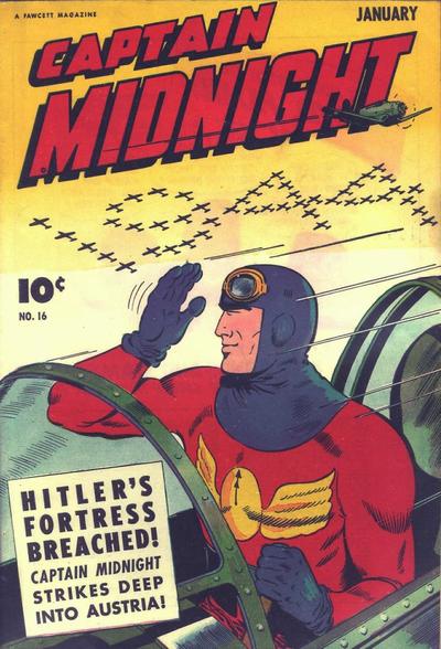 Cover for Captain Midnight (Fawcett, 1942 series) #16