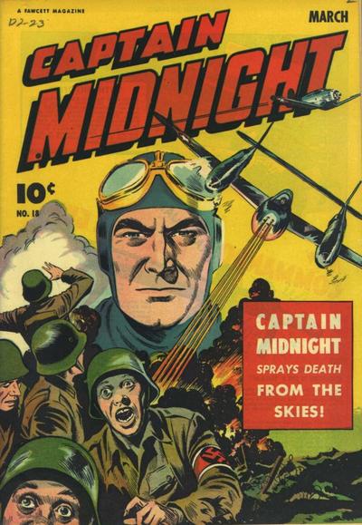 Cover for Captain Midnight (Fawcett, 1942 series) #18
