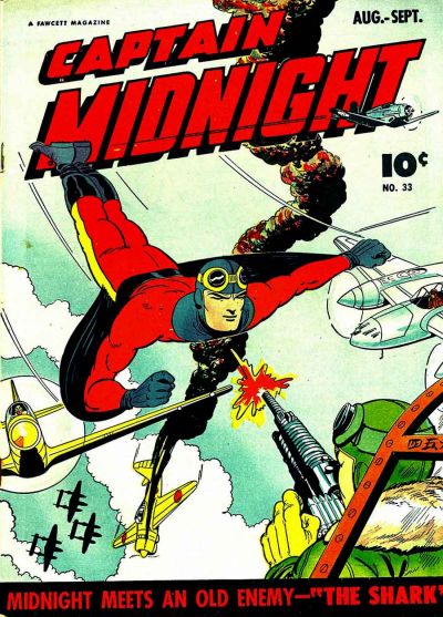 Cover for Captain Midnight (Fawcett, 1942 series) #33