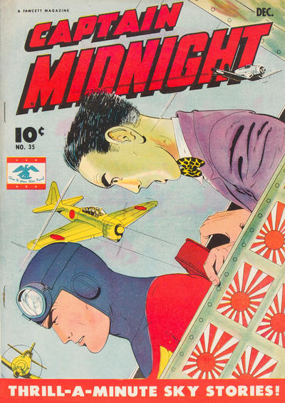 Cover for Captain Midnight (Fawcett, 1942 series) #35